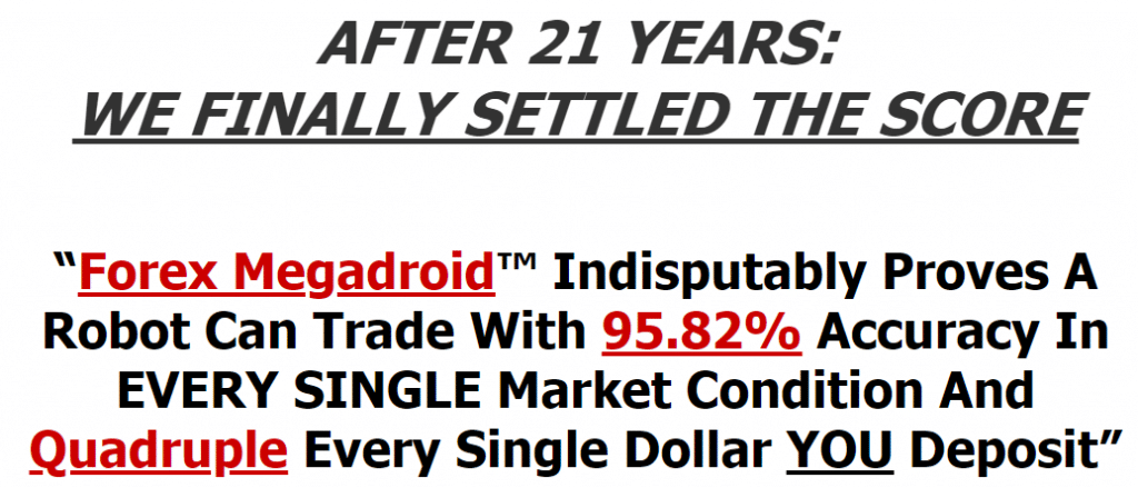 Forex Megadroid Robot presentation