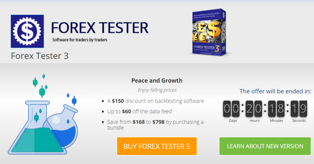 Image introducing Forex Tester 3