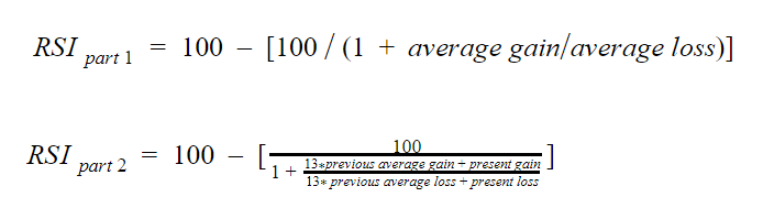 RSI formula