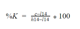 The formula to calculate the stochastic oscillator is