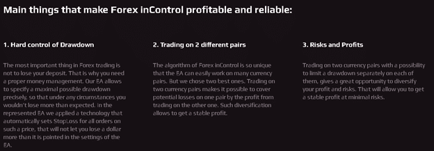 Forex inControl presentation