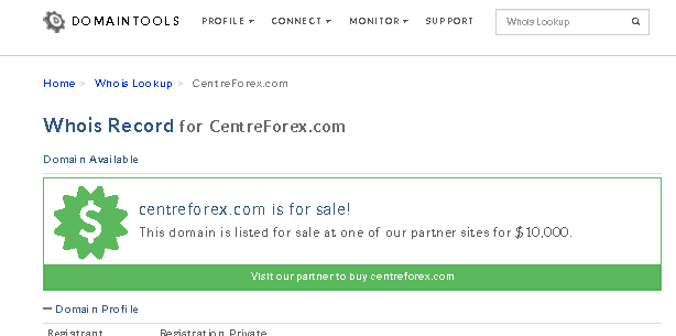 Centre Forex website