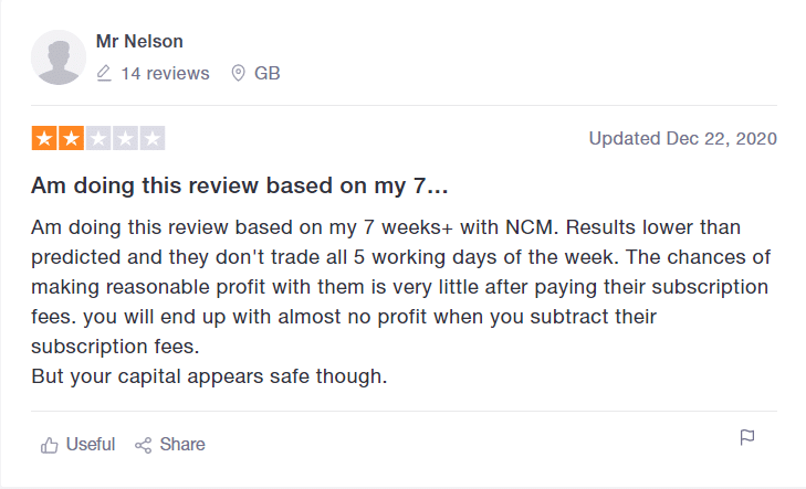 NCM Signals customer reviews
