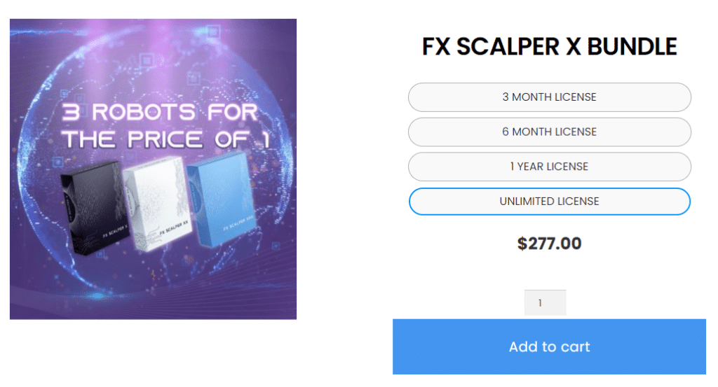 FX Scalper X Pricing