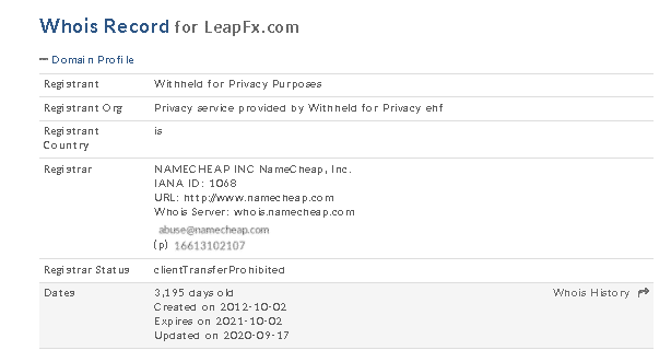 AX Trader - domain profile