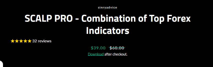 Pricing of Scalp Pro Indicator.