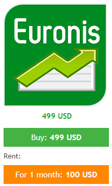 The pricing plan of Euronis.