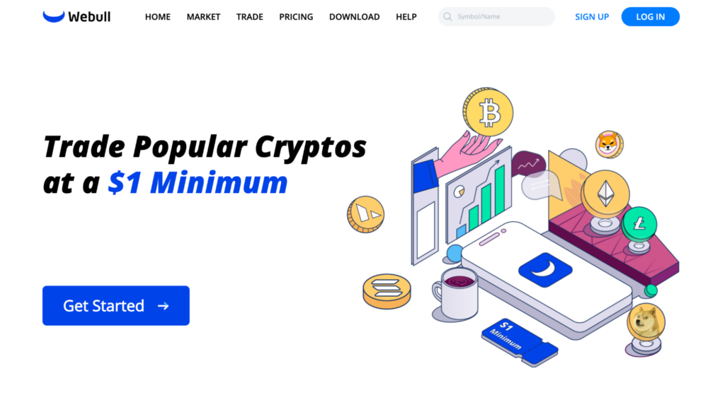 Webull crypto trading platform