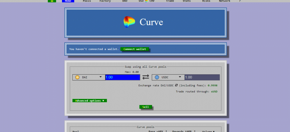 The Curve platform