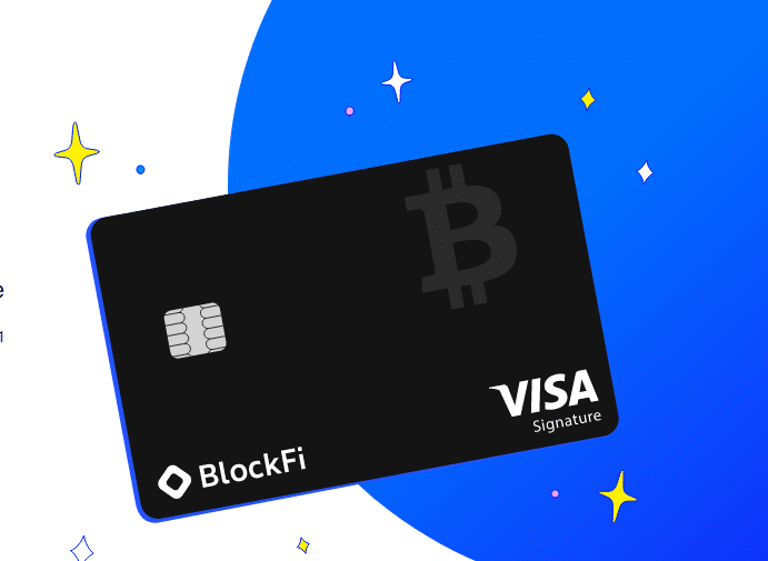 The BlockFi Visa card